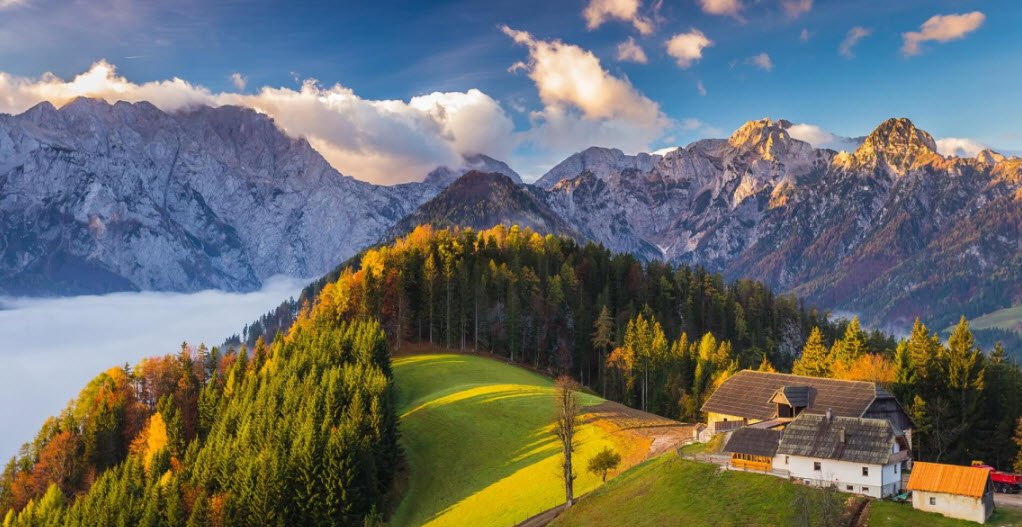 Logar Valley, Solčava, Savinja Valley, Slovenia